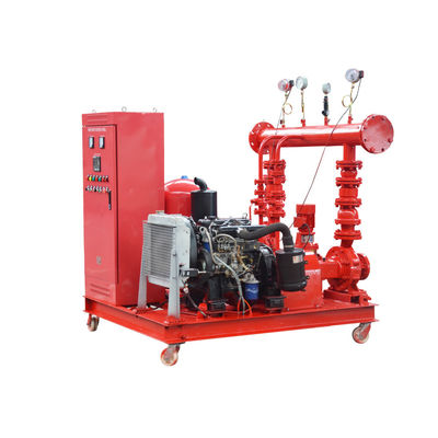 Good price Pacote de bombas de incêndio diesel Sistema de bomba de água de incêndio de emergência Conjunto de bombas principais e bomba de joque, elétrica, com tanque hidropneumático, colectores de sucção e descarga e painel elétrico. on-line
