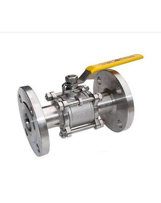 Good price Material do ferro fundido da válvula de bola de SS304 SS316 CF8M Three Piece Flange on-line