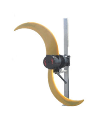Água de esgoto submergível QDT4/4 elétrico dos misturadores do impulsor amarelo da banana