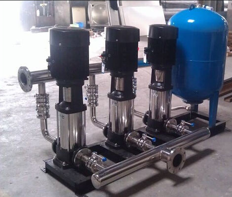 Good price Conjunto de bomba de reforço de água com coletor de aço inoxidável, tubulação e tanque de pressão on-line