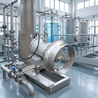 Bom preço Bomba misturadora submersível Classe F, corpo em ferro fundido, projetada para estações de tratamento de lodo, oferecendo capacidades robustas e de mistura on-line