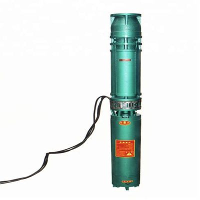 Bomba submergível de Borewell da eficiência elevada para a tensão material modelo 380v/50bz do ferro fundido da irrigação QJ